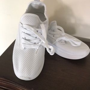 Soft white sneakers